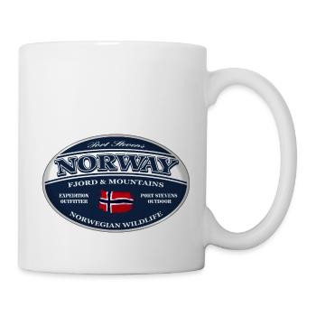 Norway - Norge - Norwegen - Tasse - Weiß - Rechts