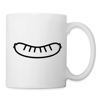 Sausage Outline - Mug - white - Right