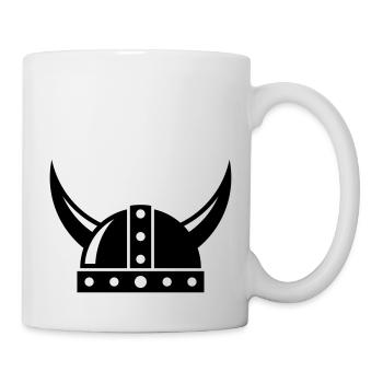 Wikingerhelm - Tasse - Weiß - Rechts