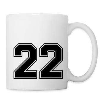 22 - Tasse - Weiß - Rechts