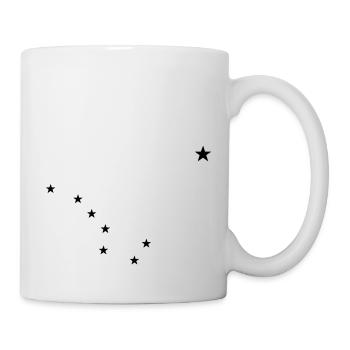 alaska stars - Mug blanc - blanc - Droite