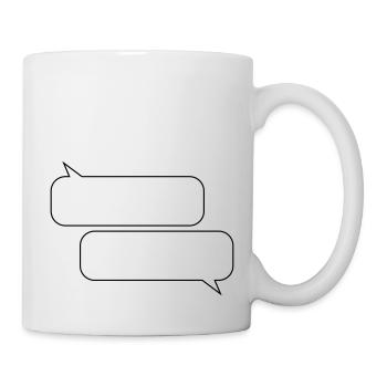 bubbles design - Mug - white - Right