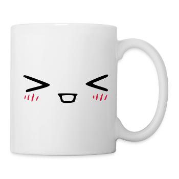 kawaii_face_7 - Tasse - Weiß - Rechts