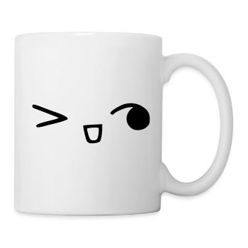 kawaii_face_8 - Tasse - Weiß - Rechts