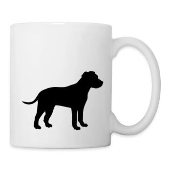dog american staffordshire - Tasse - Weiß - Rechts
