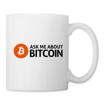 bitcoins - Mug - white - Right