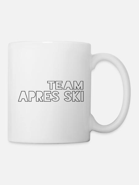 Équipe après ski - Mug blanc - blanc