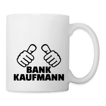 Bankkaufmann - Tasse - Weiß - Rechts