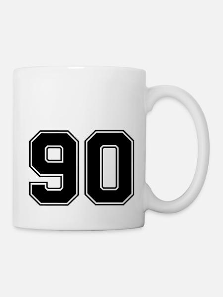 90 - Tasse - Weiß