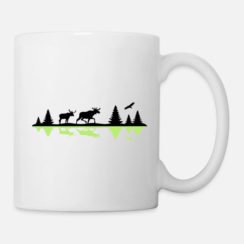 Landschaft - Schweden, Norwegen - Tasse - Weiß