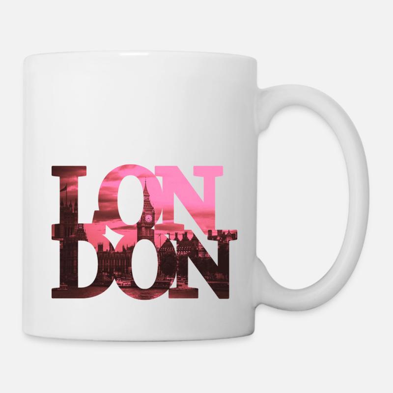 London - Tasse - Weiß