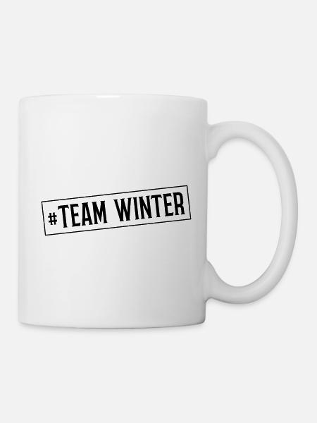winter team - Tasse - Weiß