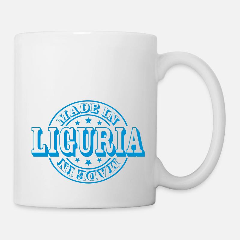 made in liguria m1k2 - Tasse - Weiß