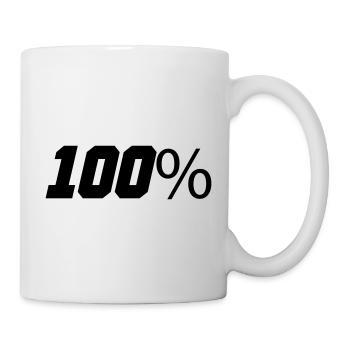100 - Tasse - Weiß - Rechts