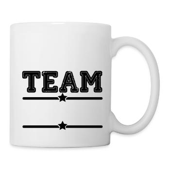 team - Tasse - Weiß - Rechts