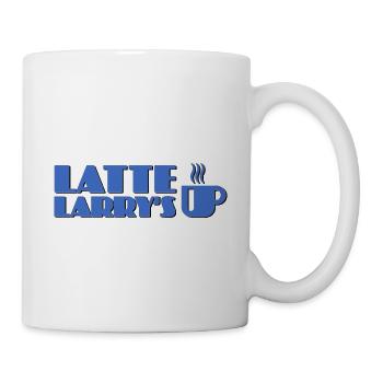 Latte Larry s - Tasse - Weiß - Rechts