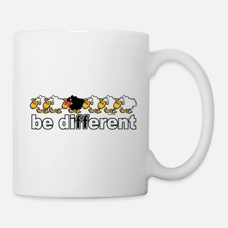 Sei anders Tauchen - Tasse - Weiß