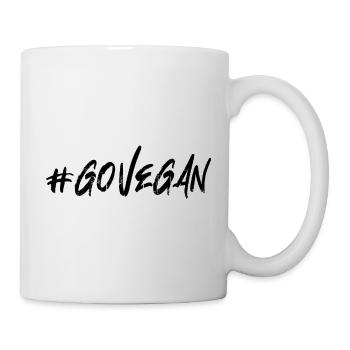 Devenez végétalien - Mug blanc - blanc - Droite
