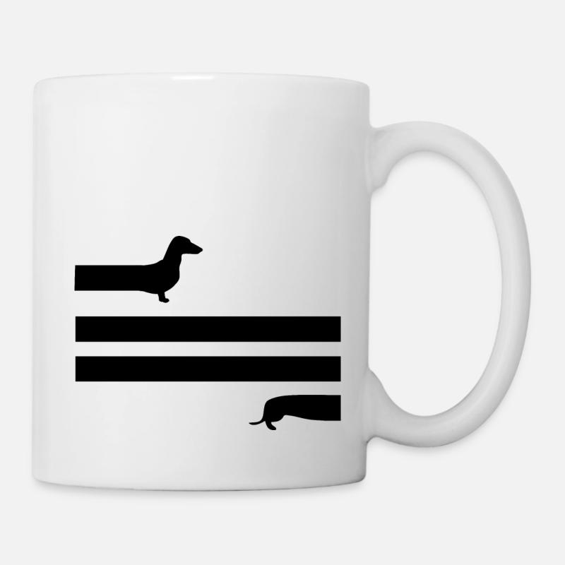 Funny dog dog design - Mug - white