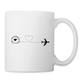 Love is Traveling - Tasse - Weiß - Rechts