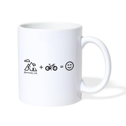 Mountains + Bike = Happiness - Mug