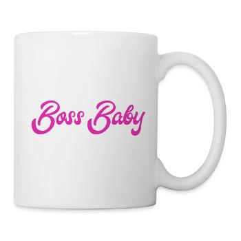 Patron bébé Grossesse enfant fille drôle - Mug blanc - blanc - Droite