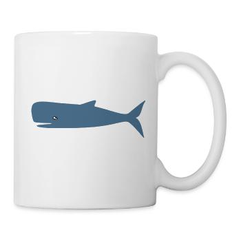sperm whale - Mug - white - Right