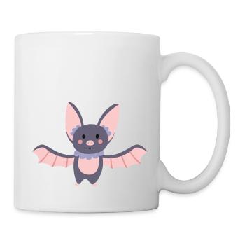 chauve souris - Mug blanc - blanc - Droite