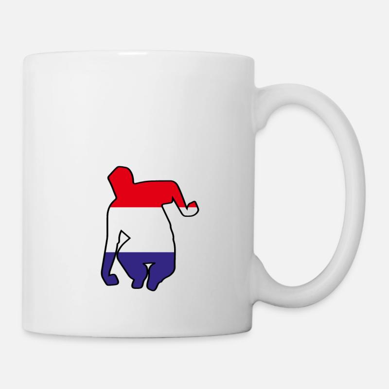 joueur hollande - Mug blanc - blanc