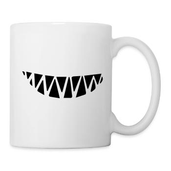 Distance minimale des dents souriantes - Mug blanc - blanc - Droite