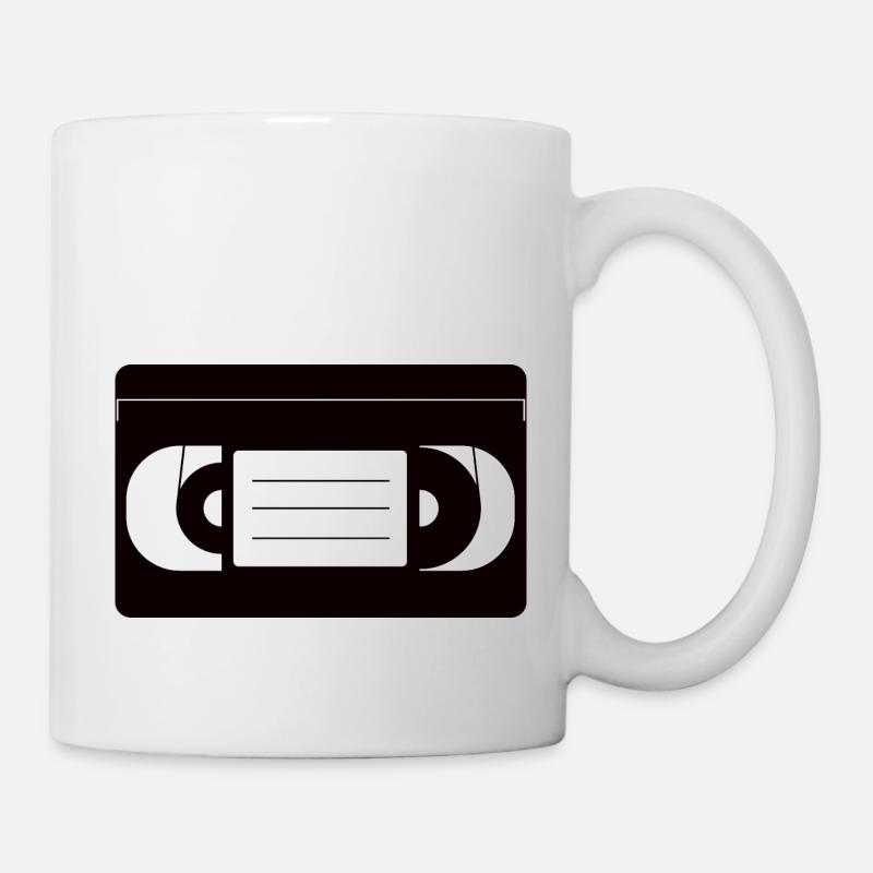 VHS Videokassette - Tasse - Weiß