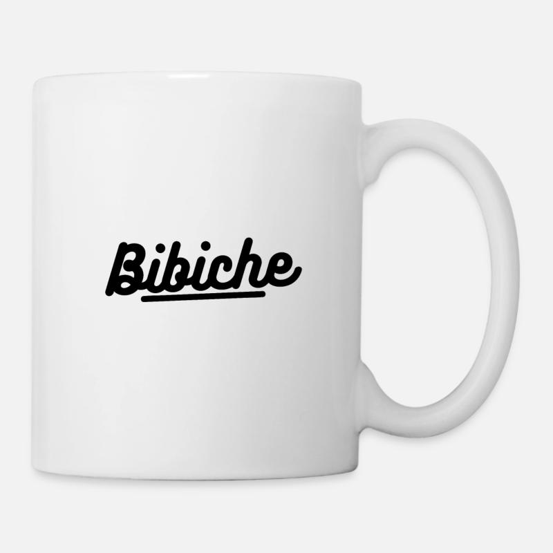Bibiche. t-shirt bibiche - Mug blanc - blanc