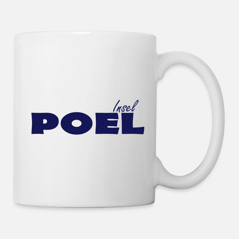 INSEL POEL - Tasse - Weiß