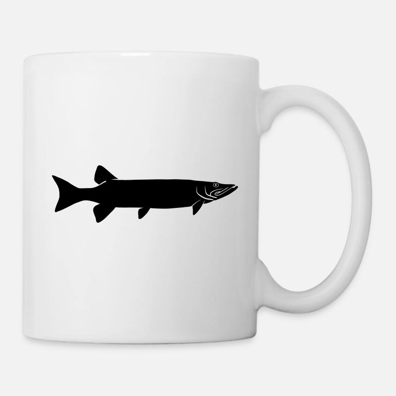 Hecht - Tasse - Weiß
