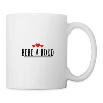 bébé à bord. t-shirt pour grossesse - Mug blanc - blanc - Droite