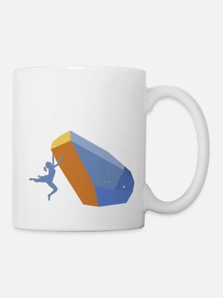 Bouldern - Tasse - Weiß