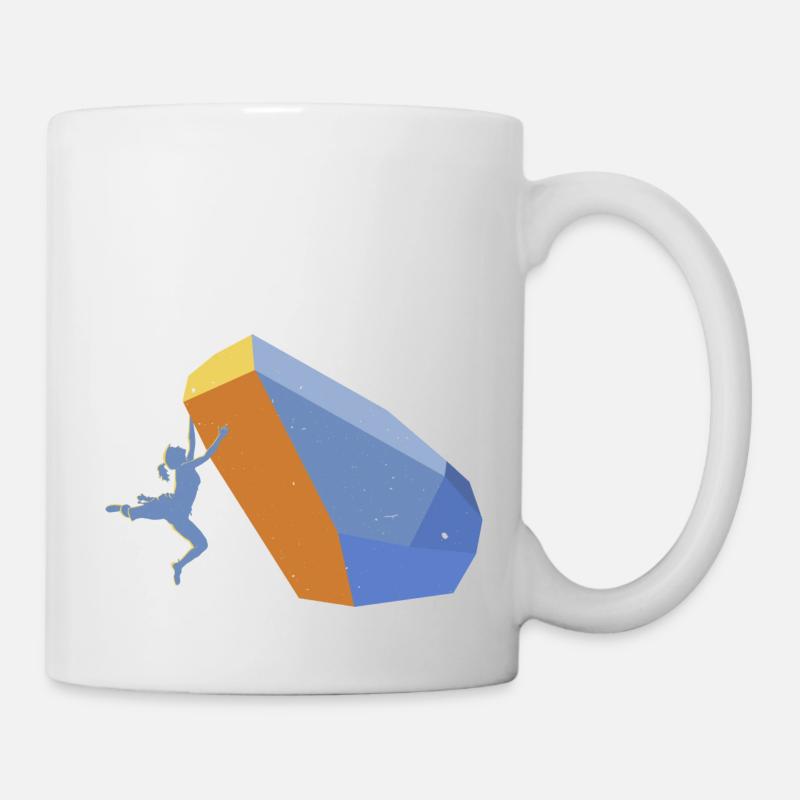 Bouldern - Tasse - Weiß
