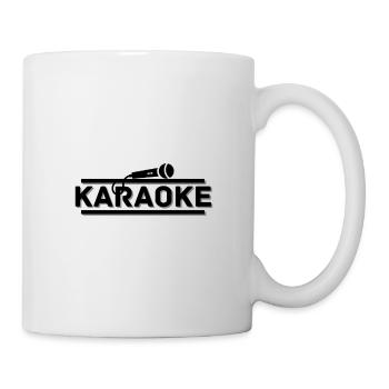 Karaoke. Karaoke-T-Shirt - Tasse - Weiß - Rechts