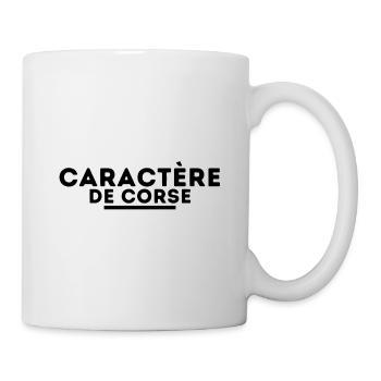 caractère de corse. t-shirt Corse humour - Mug blanc - blanc - Droite