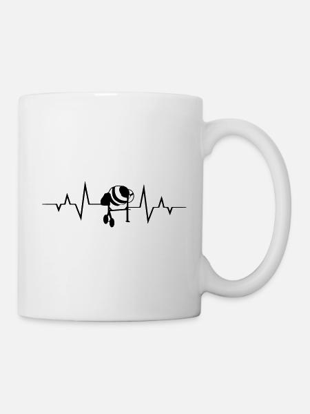 Bétonnière fréquence artisan béton maçon impulsion - Mug blanc - blanc
