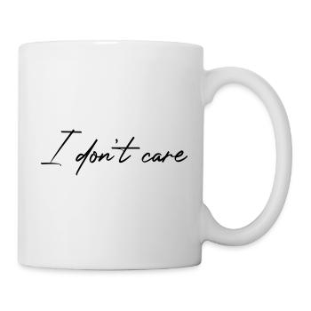 Es ist mir egal - Tasse - Weiß - Rechts