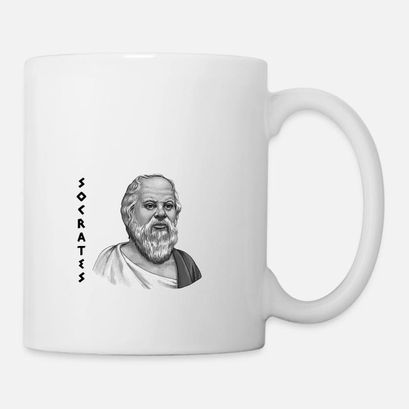 Socrate - Mug blanc - blanc