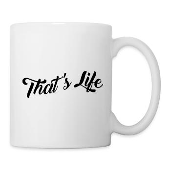 So ist das Leben - Tasse - Weiß - Rechts
