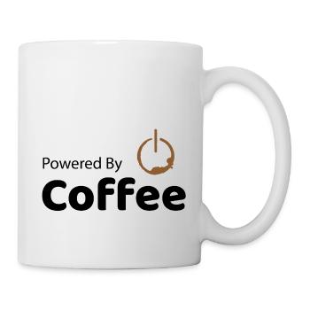 Powered By Coffee - Mug - white - Right