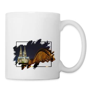 Cologne Allemagne Cologne Dom Cologne Skyline - Mug blanc - blanc - Droite