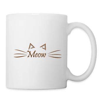 Cat Katze - Tasse - Weiß - Rechts