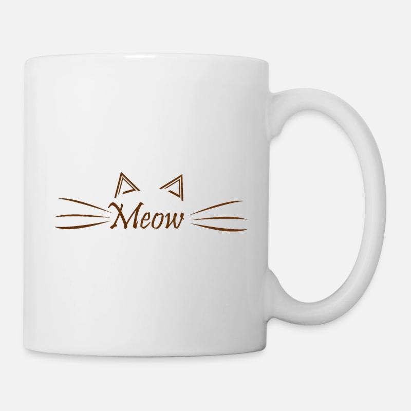 Chat Chat - Mug blanc - blanc