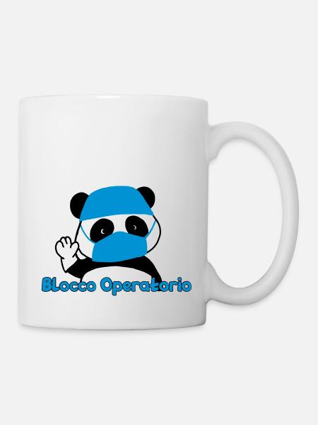 Panda Operating Block - Mug - white