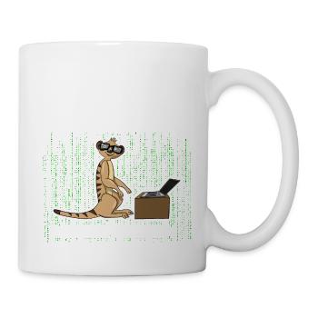 Computer Informatik Nerd Nerdmännchen für - Tasse - Weiß - Rechts