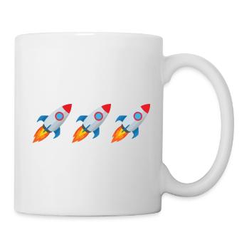 Rocket emoji - Mug - white - Right